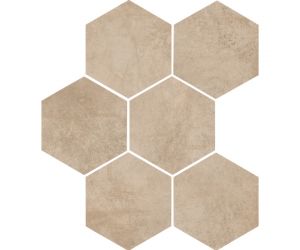 Gresie Gresie / Faianta CLAYS Sand Hexagon 21x18,2 cm