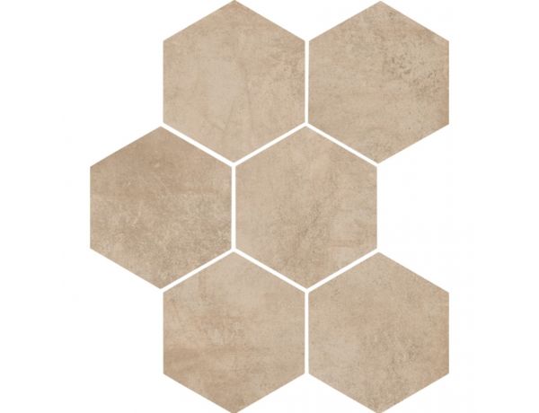 Gresie / Faianta CLAYS Sand Hexagon 21x18,2 cm