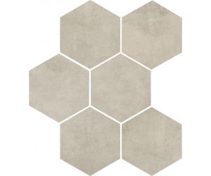 Gresie Gresie / Faianta CLAYS Shell Hexagon 21x18,2 cm